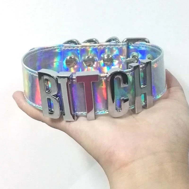 Holographic Bi*ch Collar - Image 4