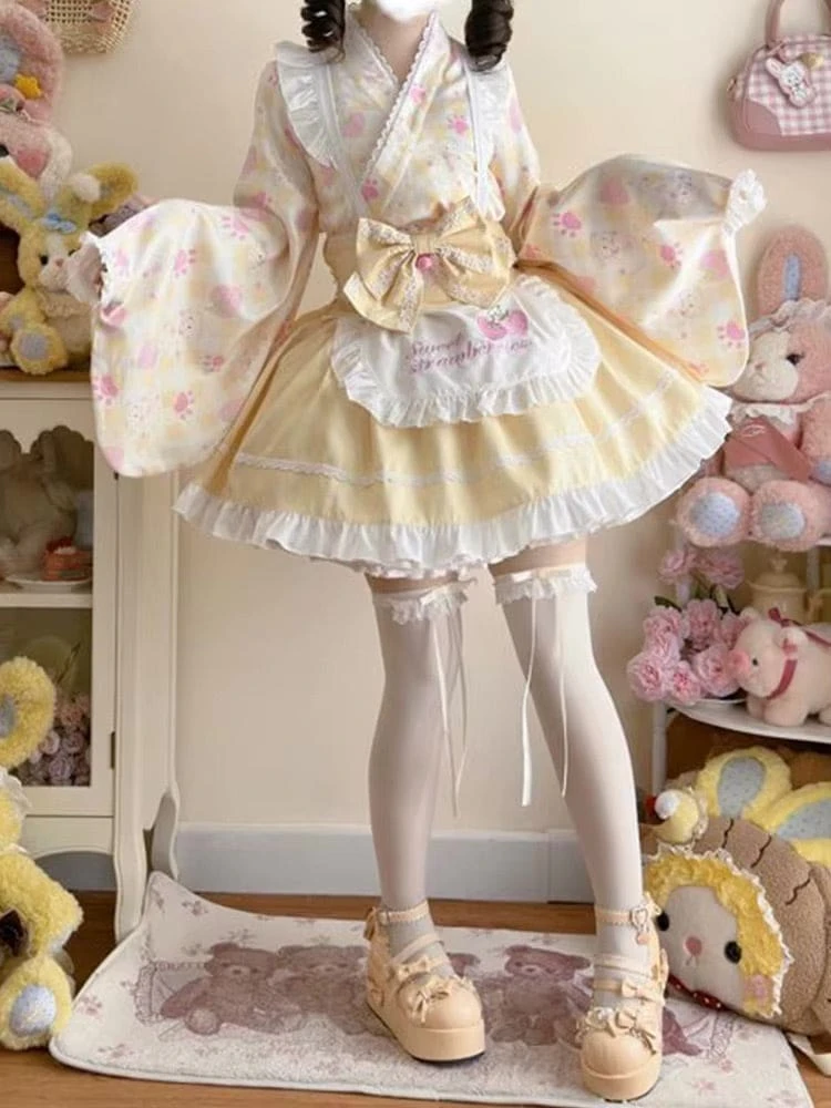 Sweet Strawberry Kimono - Image 5