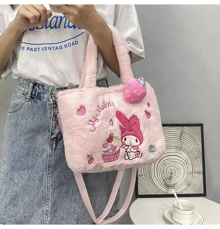 Kawaii Plush Cross Body Bags - Image 12
