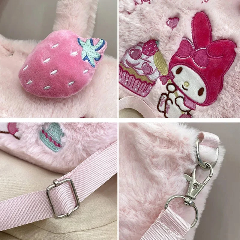 Kawaii Plush Cross Body Bags - Image 6
