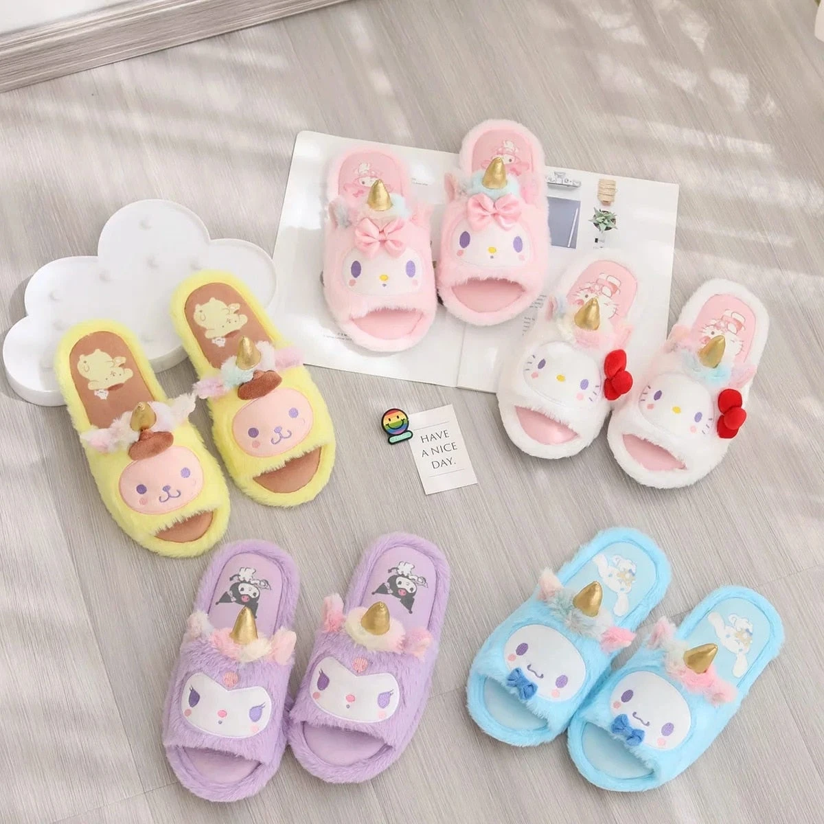Kawaii Unicorn Slippers - Image 3