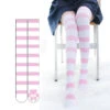 Kitten Paw Striped Socks