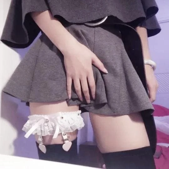 Babydoll Ruffle Garter Belt - Image 6