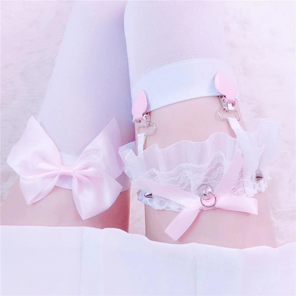 Babydoll Ruffle Garter Belt - Image 4