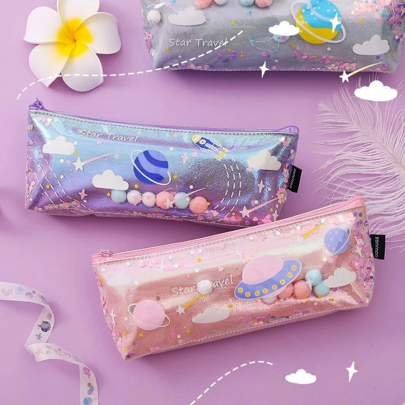 Milky Galaxy Cosmetic Bag - Image 8