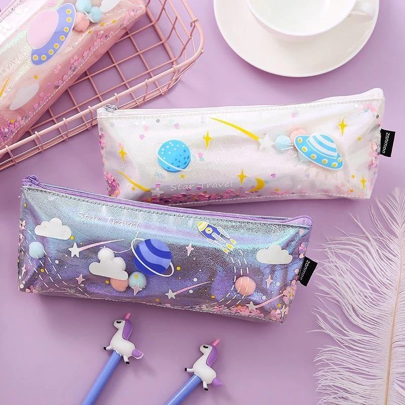 Milky Galaxy Cosmetic Bag - Image 6