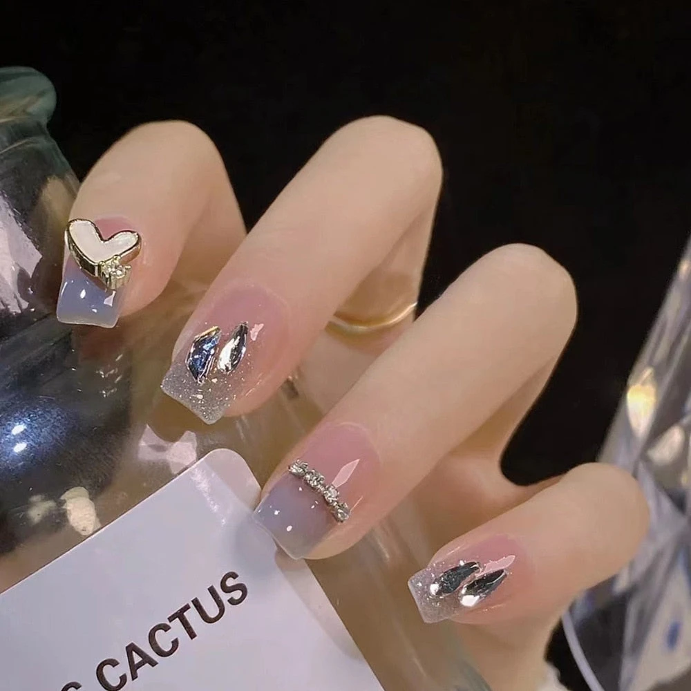 Ombre Gradient Press On Nails - Image 12