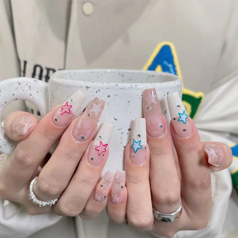 Ombre Gradient Press On Nails - Image 20