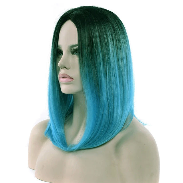 Ombre Medium Length Wigs - Image 8