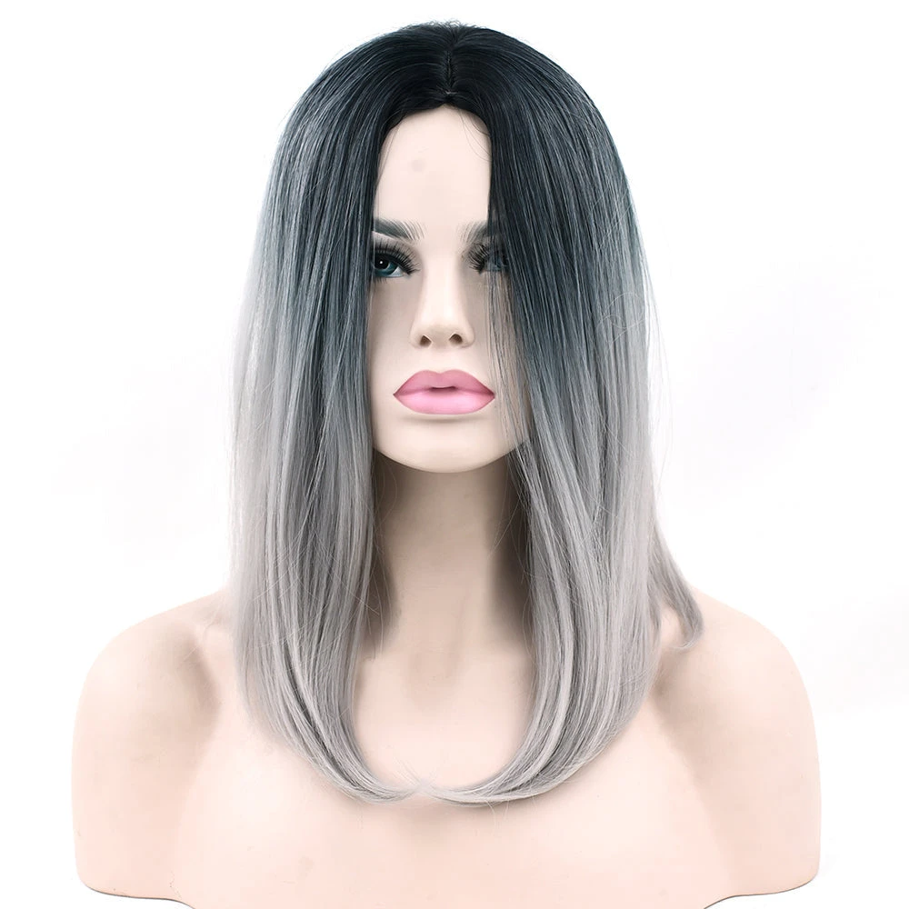 Ombre Medium Length Wigs - Image 14