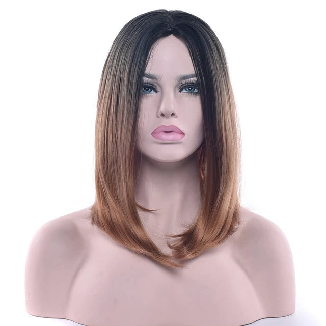 Ombre Medium Length Wigs - Image 7