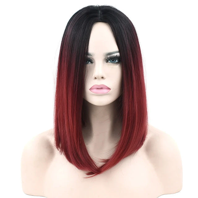 Ombre Medium Length Wigs - Image 2