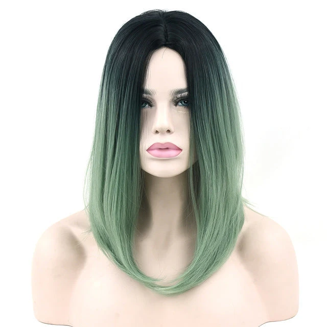 Ombre Medium Length Wigs - Image 3