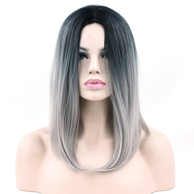 Ombre Medium Length Wigs - Image 11
