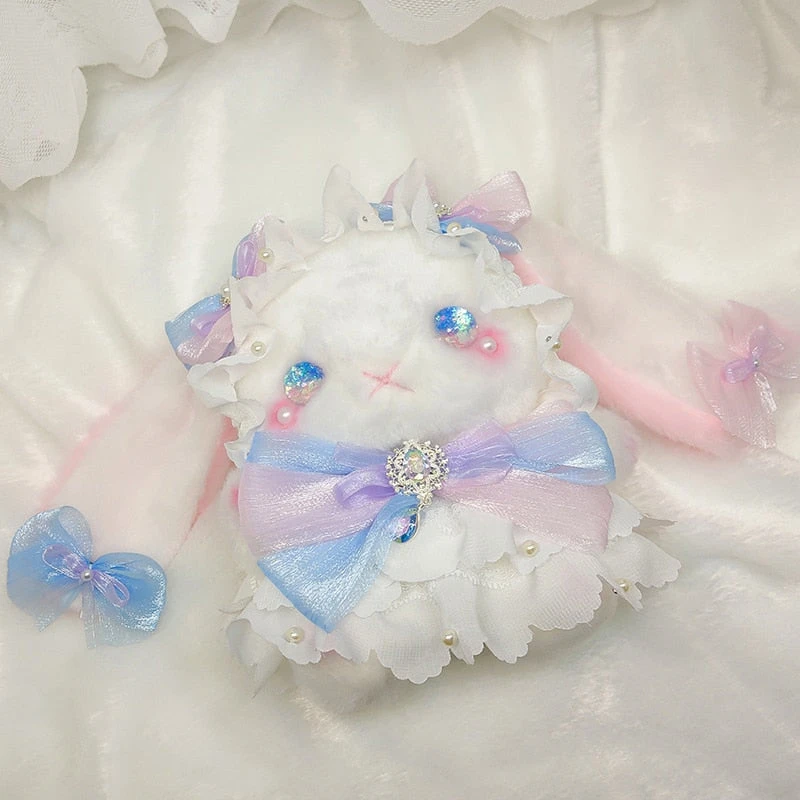 Pastel Princess Bunny Plush Bag - Image 5