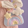 Pastel Rainbow Cloud Purse