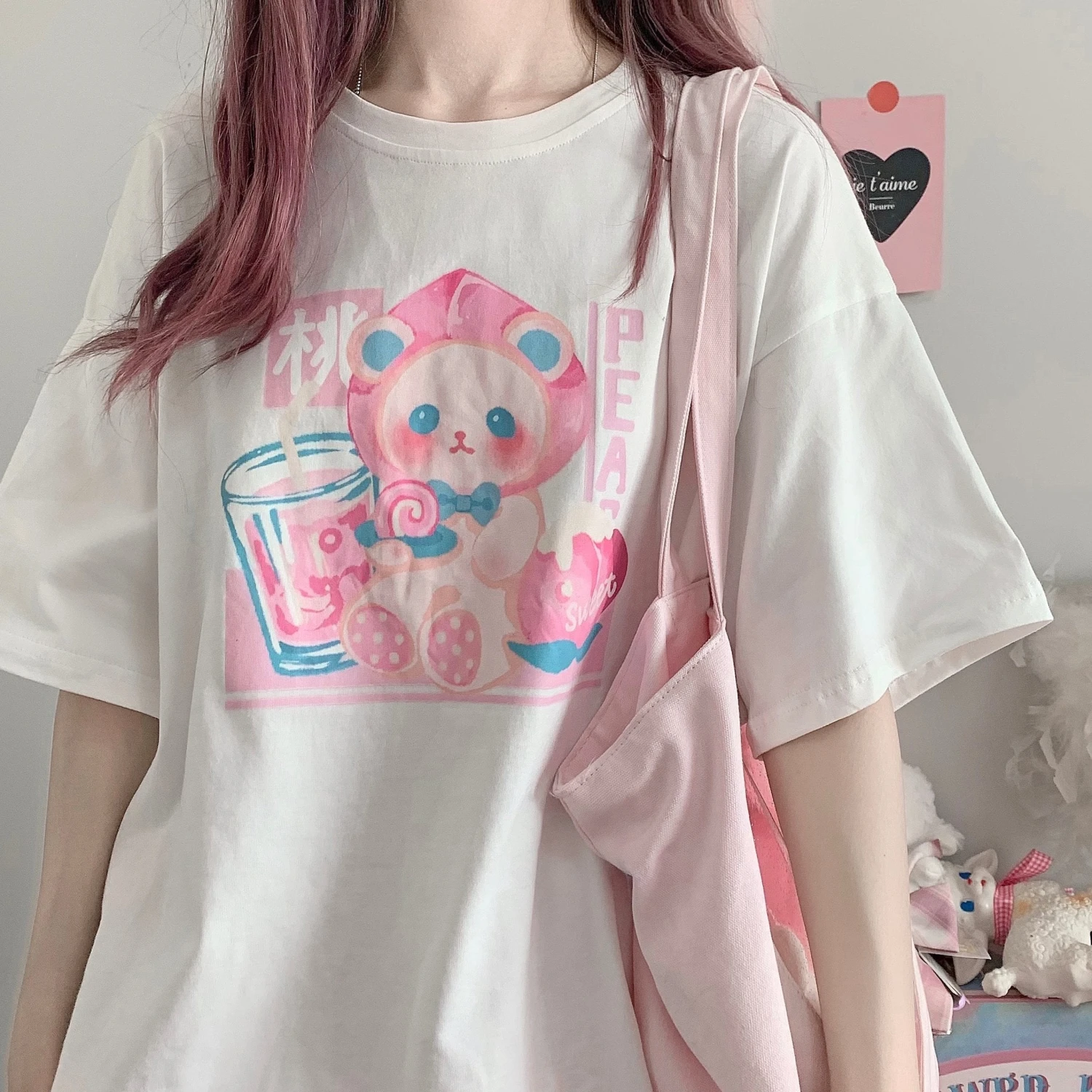 Peachy Baby Bear Tee - Image 12