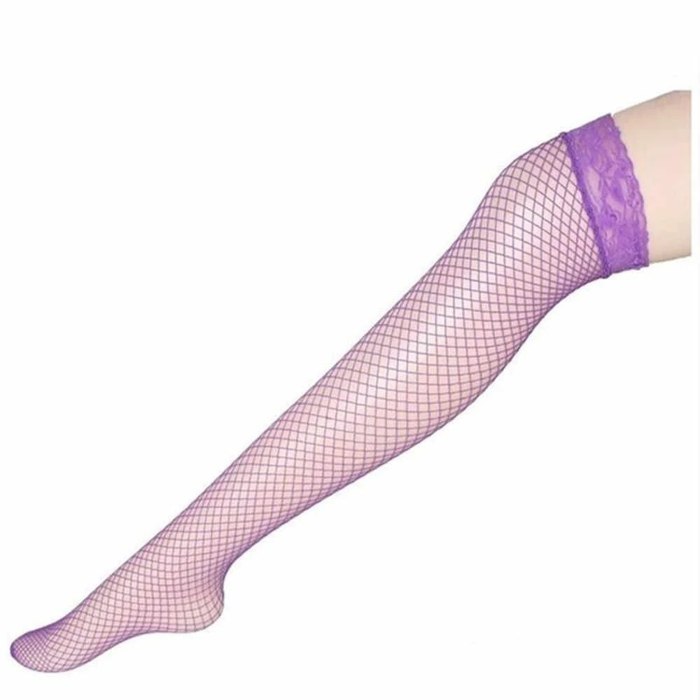 Fishnet Lace Stockings (5 Colors) - Image 13