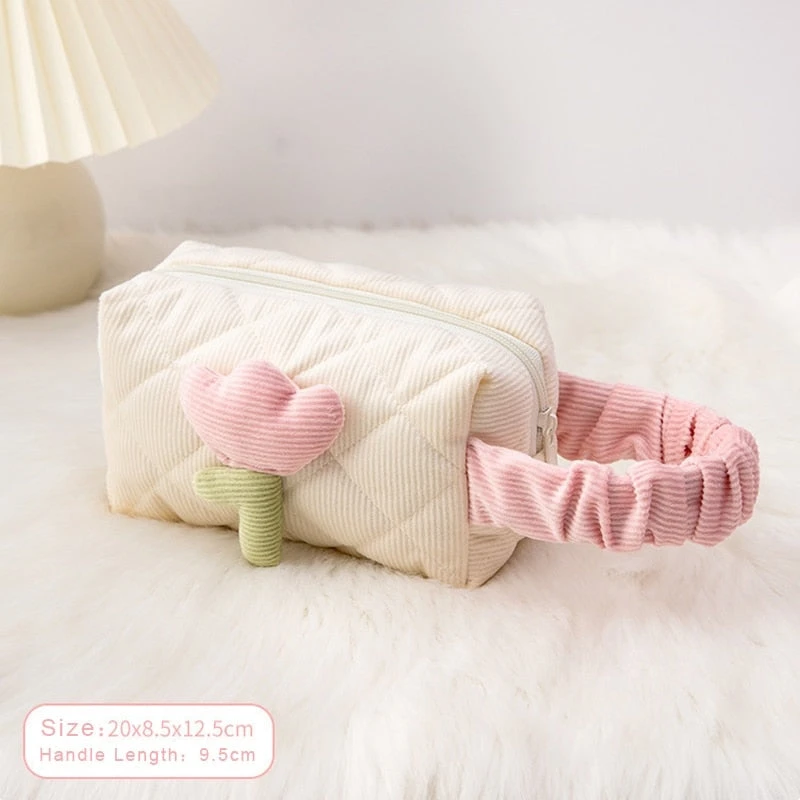 Plush Tulip Make-Up Case - Image 6