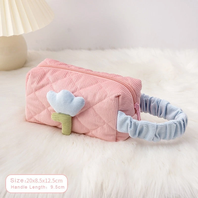 Plush Tulip Make-Up Case - Image 7