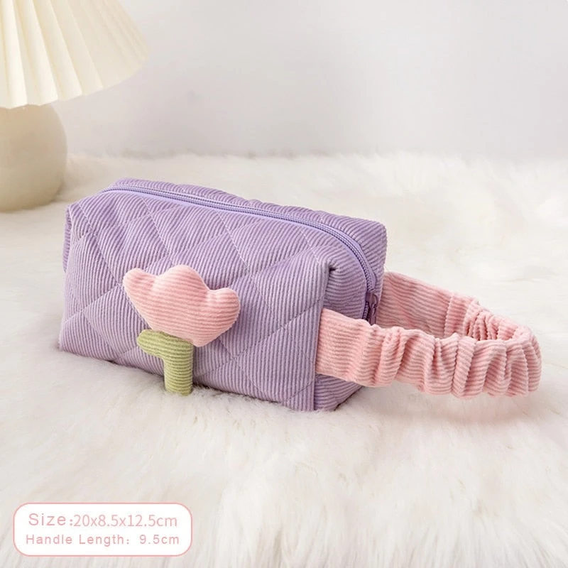 Plush Tulip Make-Up Case - Image 11