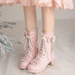 Pretty Pearl Princess Booties