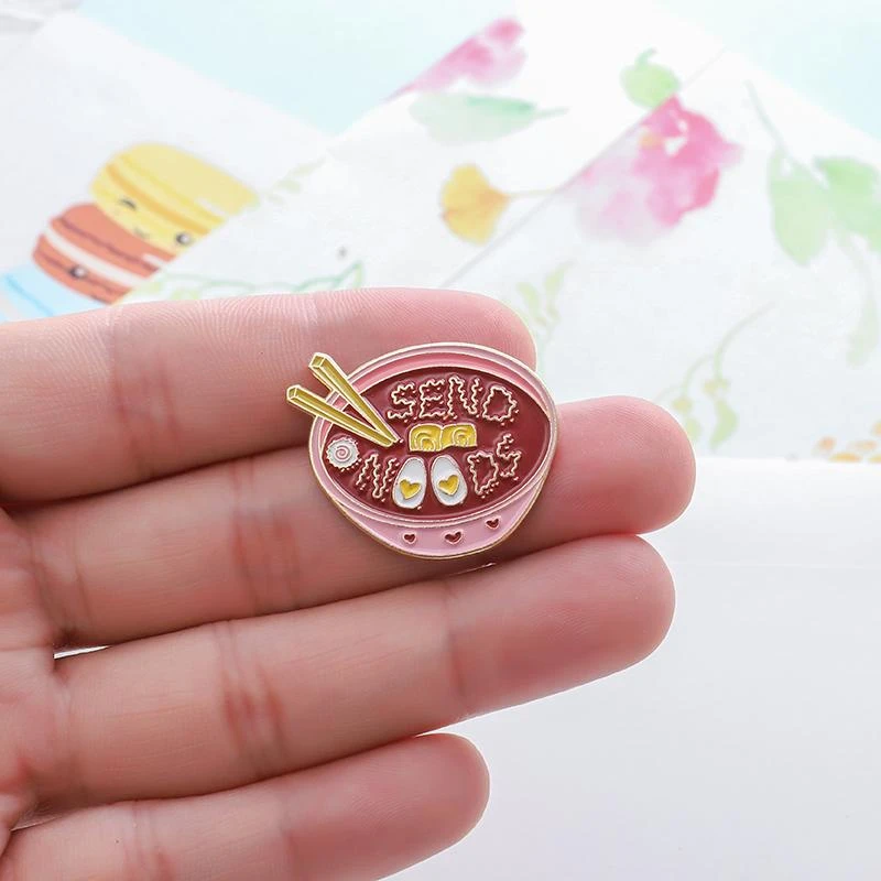 Send Noods Enamel Pin - Image 2