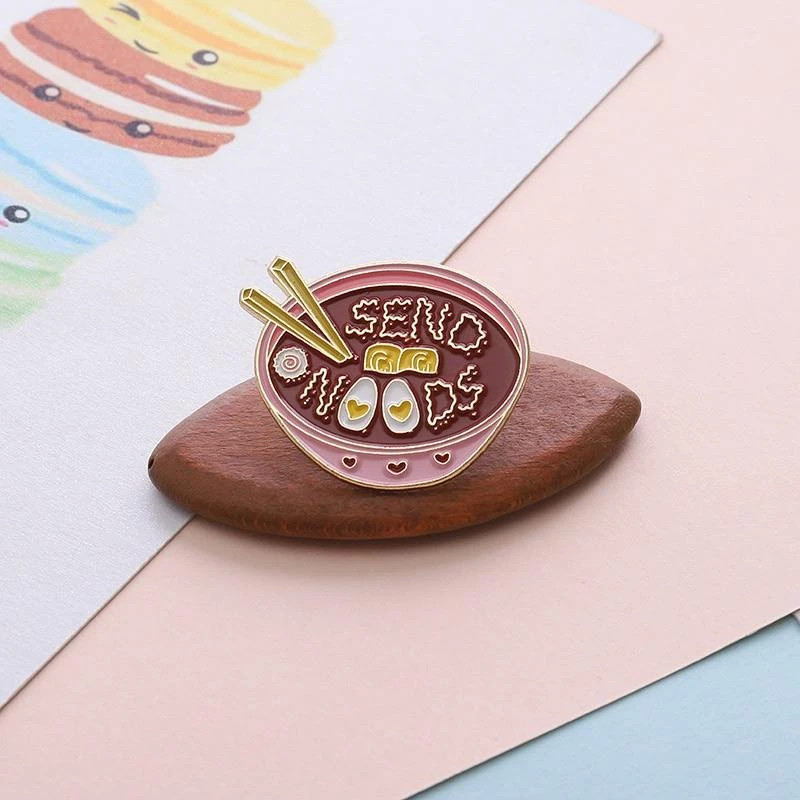 Send Noods Enamel Pin - Image 4