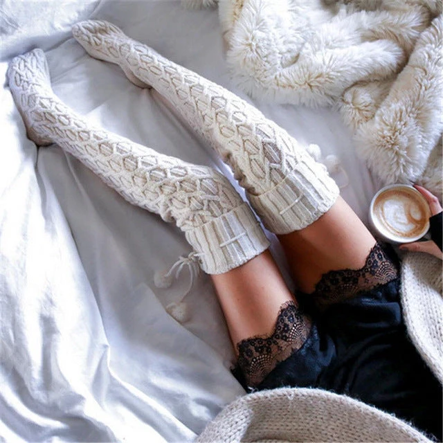 Cozy Knit Stockings - Image 2