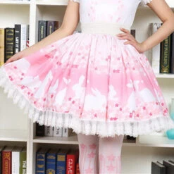 Cherry Blossom Bunny Skirt