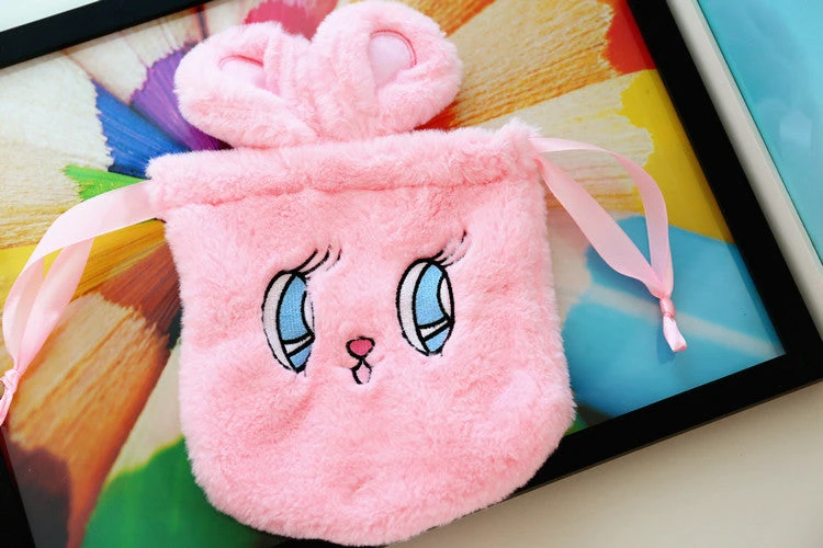 Fluffy Bunny Drawstring Bag - Image 3