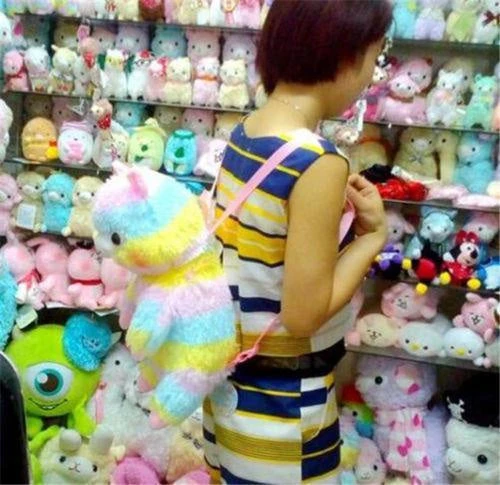 Rainbow Alpaca Backpack - Image 11