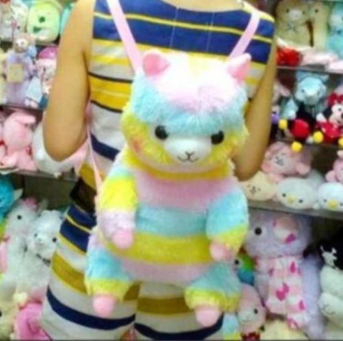 Rainbow Alpaca Backpack - Image 2