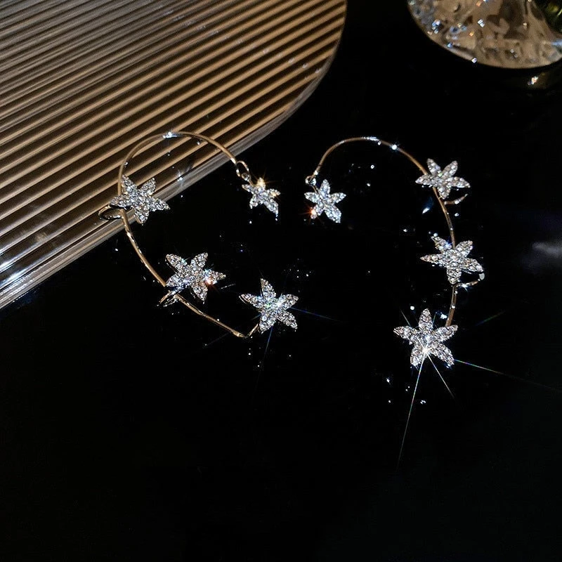 Rhinestone Butterfly Ear Cuffs - Image 8