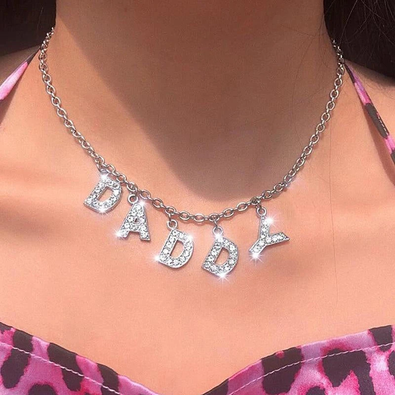Rhinestone Daddy Necklace - Image 17