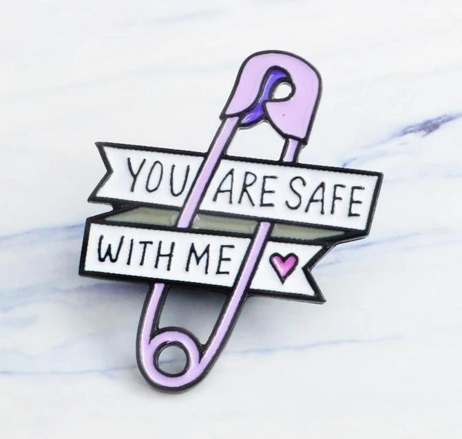 Safe With Me Pin - Image 3