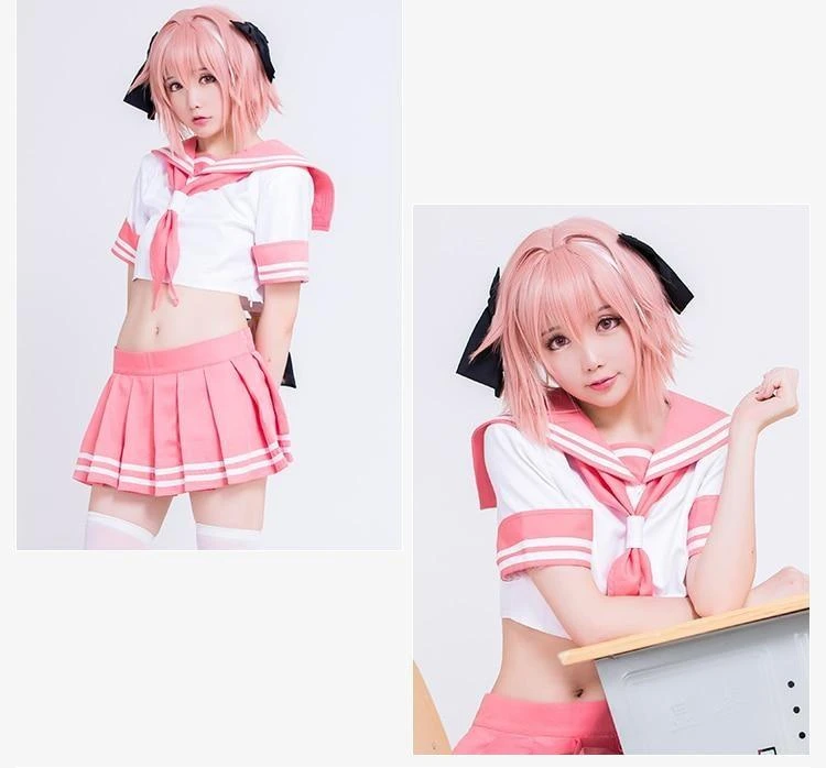 Sailor Seifuku Cosplay Set + Wig - Image 5