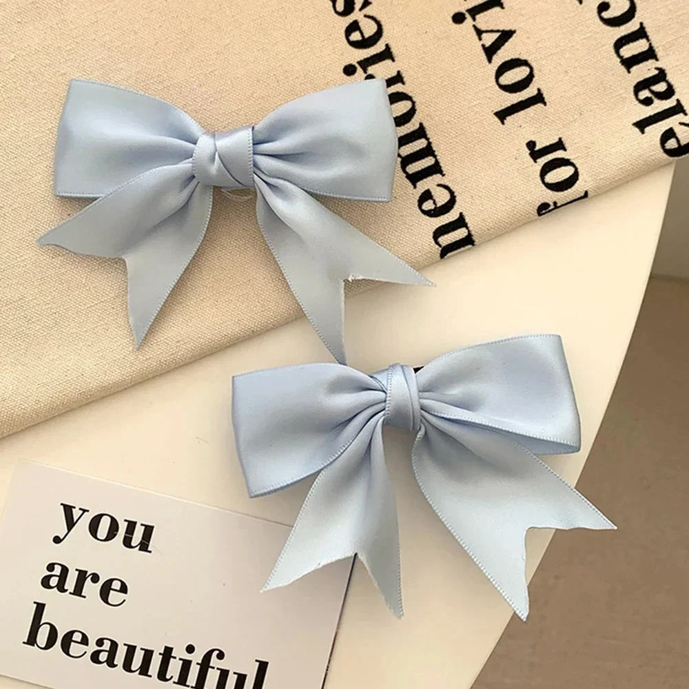Silk Ribbon Bow Hair Clips - Image 20