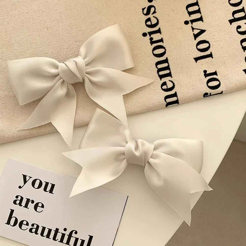 Silk Ribbon Bow Hair Clips - Image 17