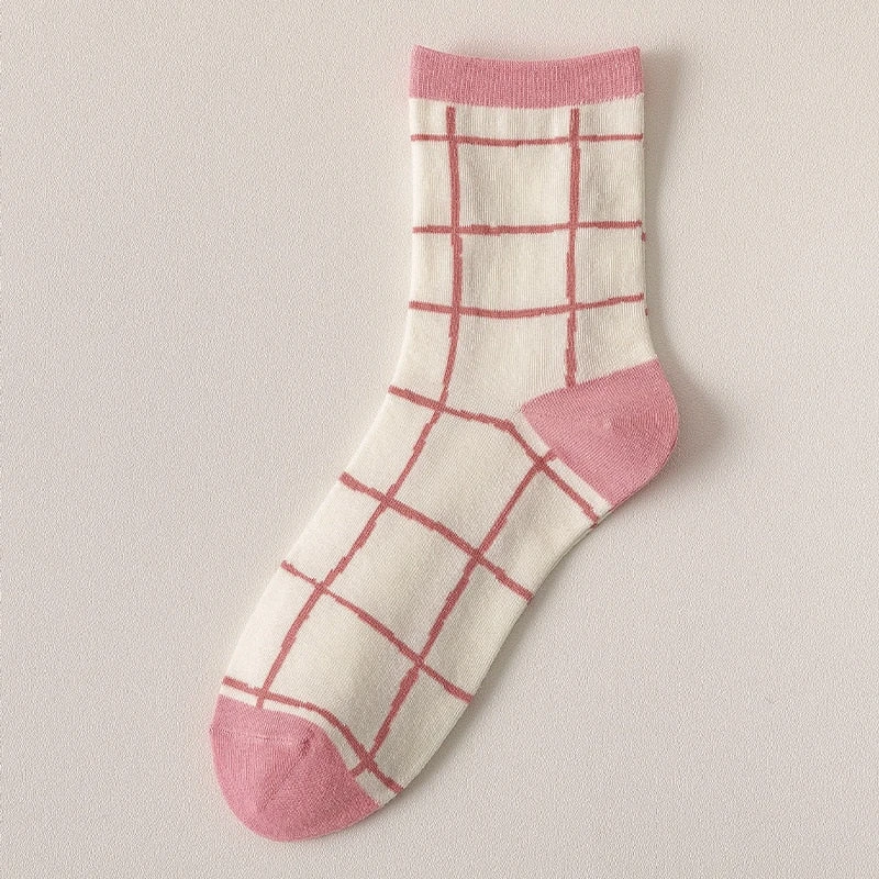 Spring Pink Floral Socks - Image 7