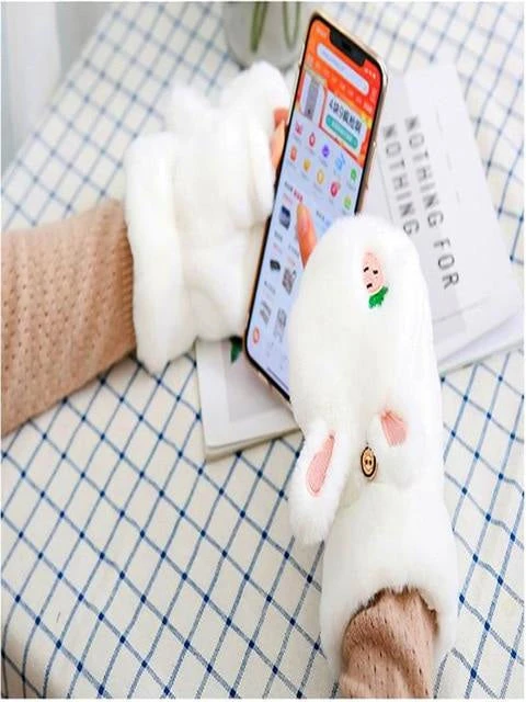 Strawbunny Plush Mittens - Image 8