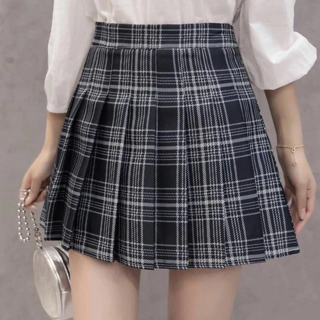 Tartan Plaid School Girl Skirt - Image 3