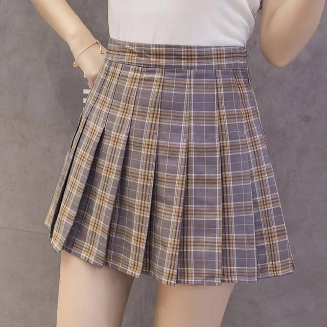 Tartan Plaid School Girl Skirt - Image 5