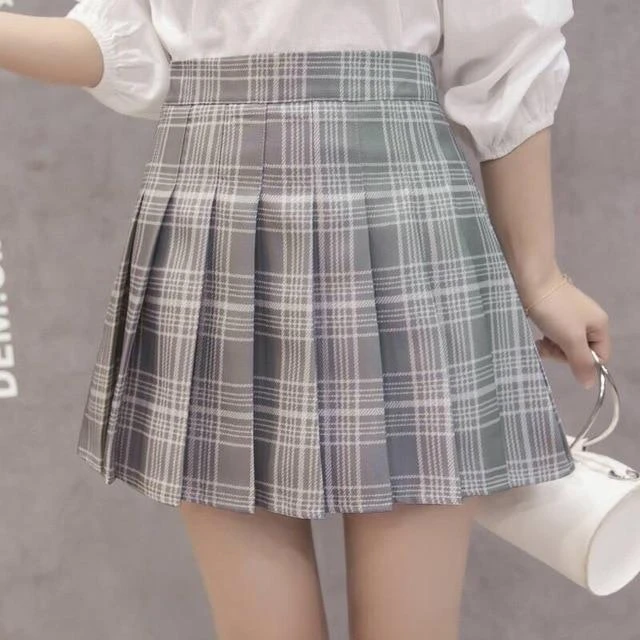 Tartan Plaid School Girl Skirt - Image 8