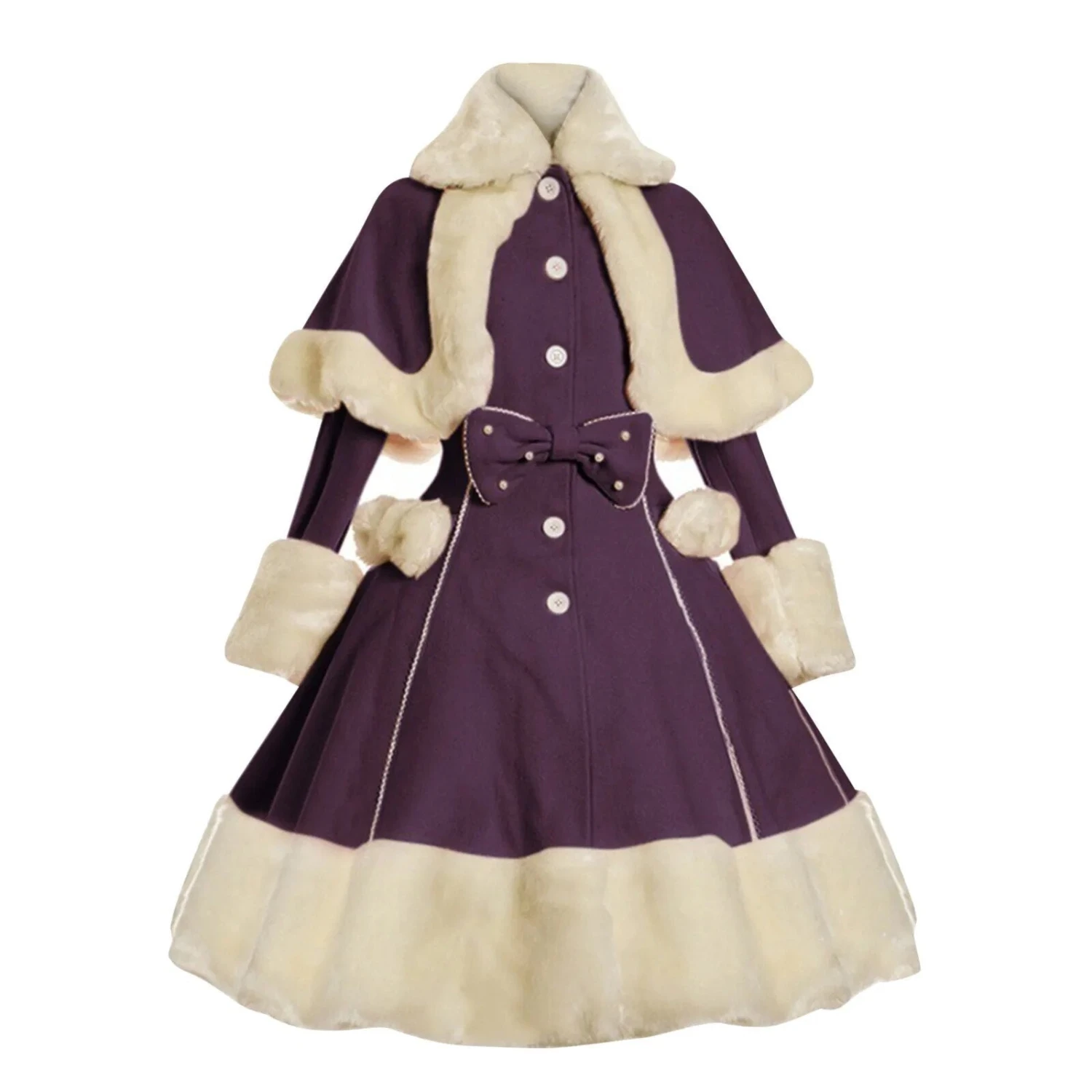 Winter Princess Dress Coat - Image 2