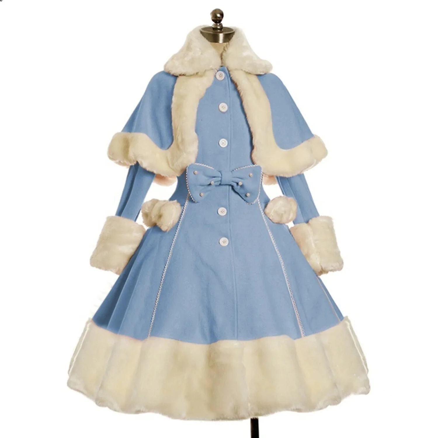 Winter Princess Dress Coat - Image 3