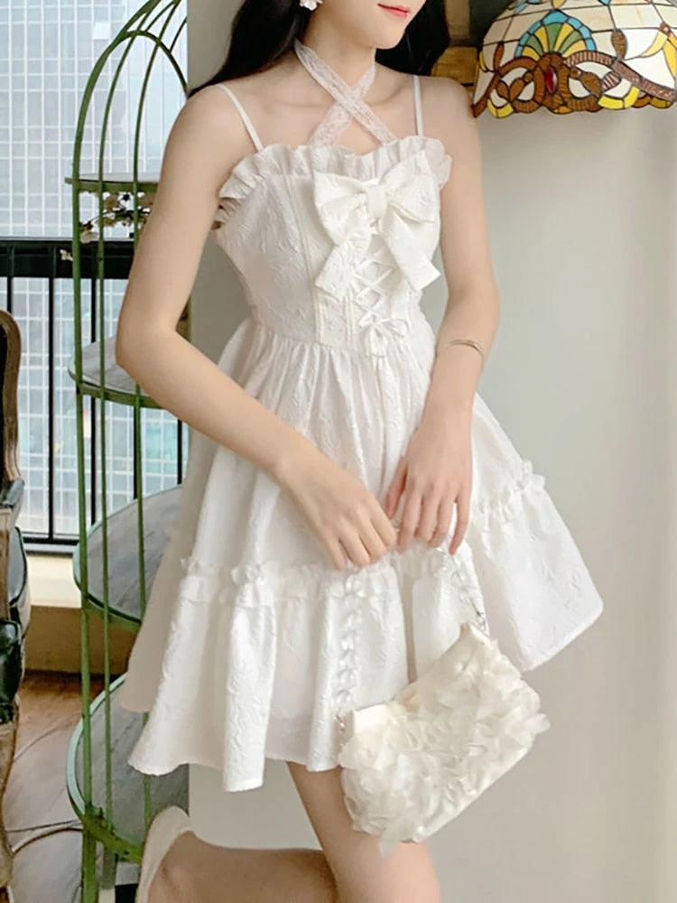 Youthful Innocence White Dress - Image 3